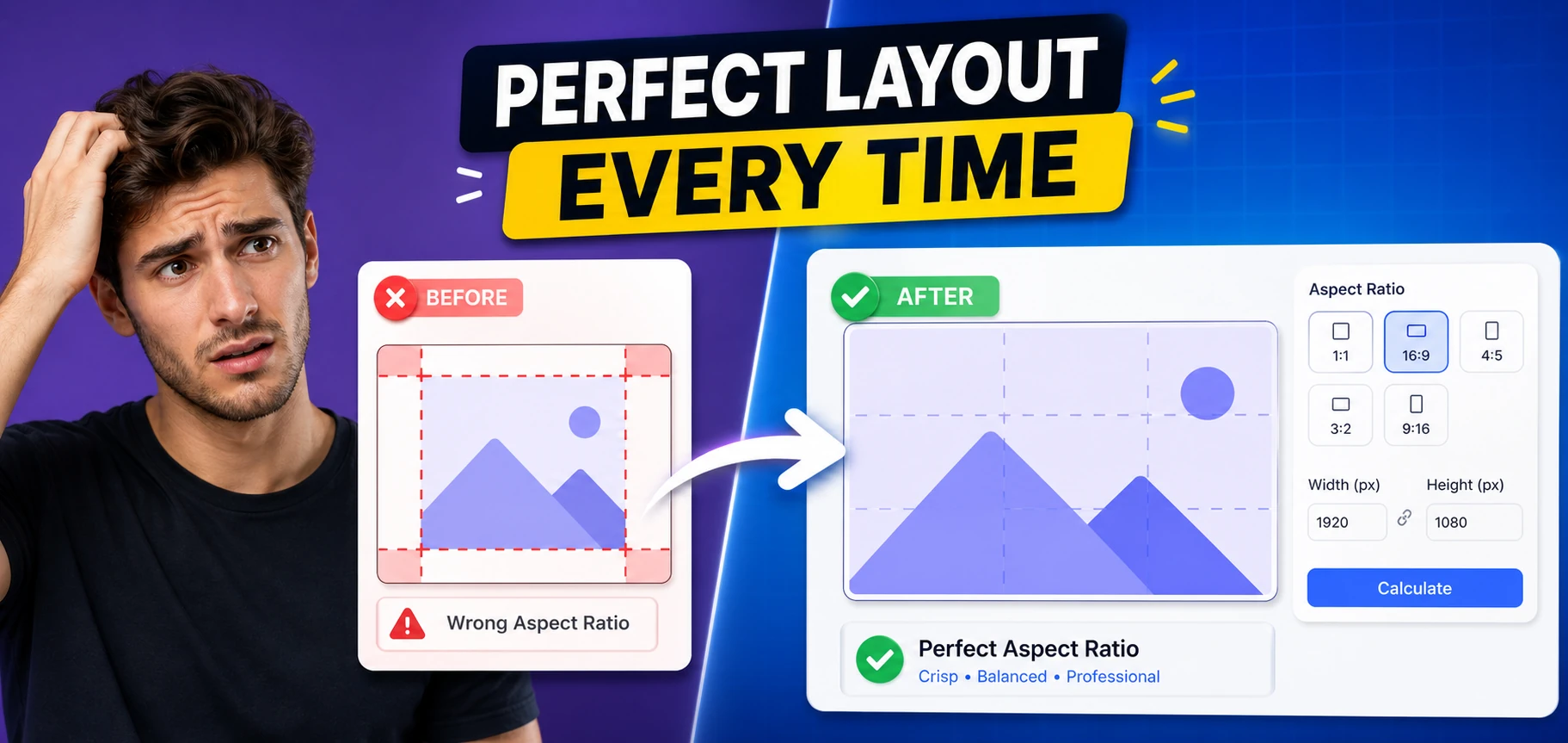 Aspect Ratio Layout Calculator preview