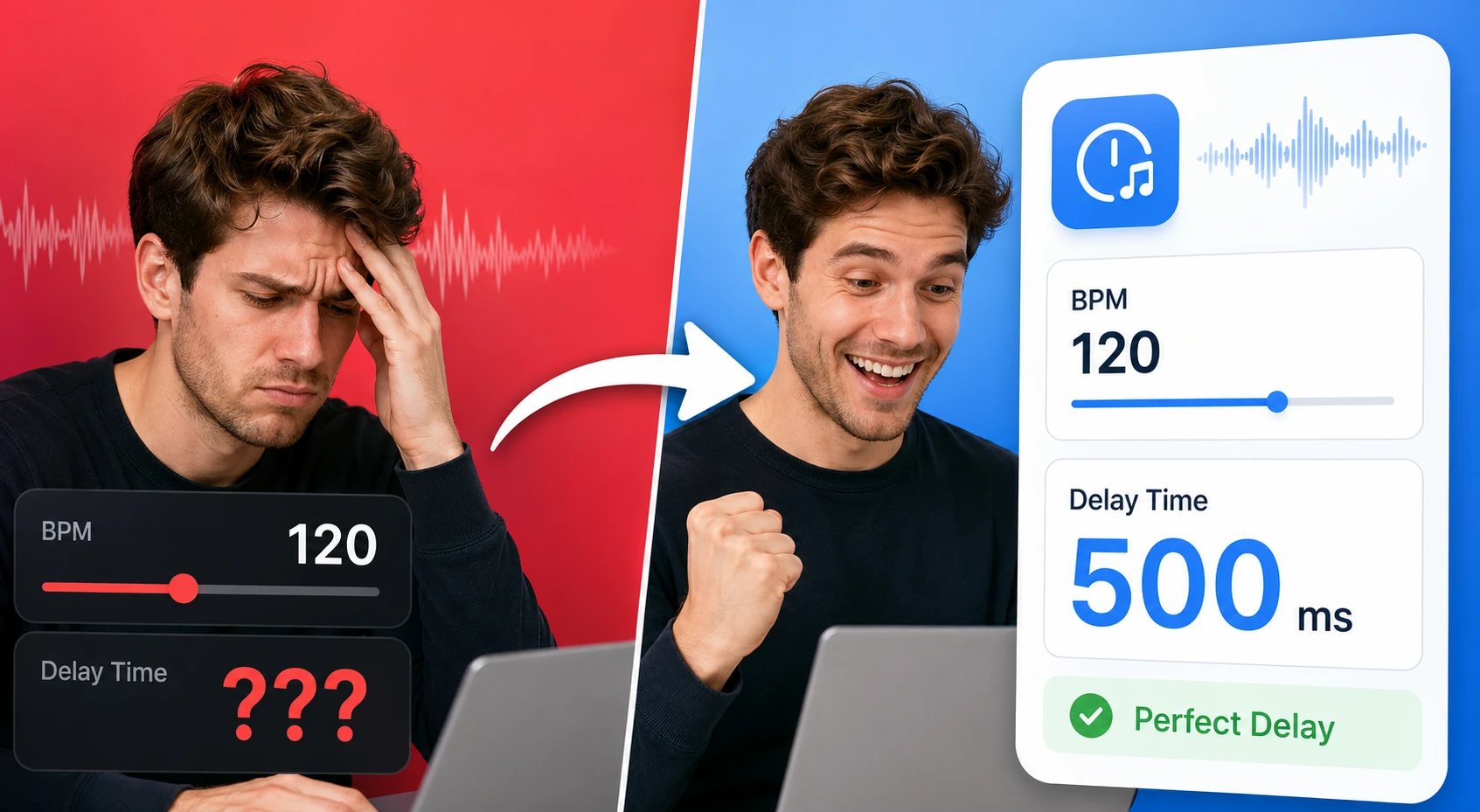 BPM Tap Tempo & Delay Time Calculator preview