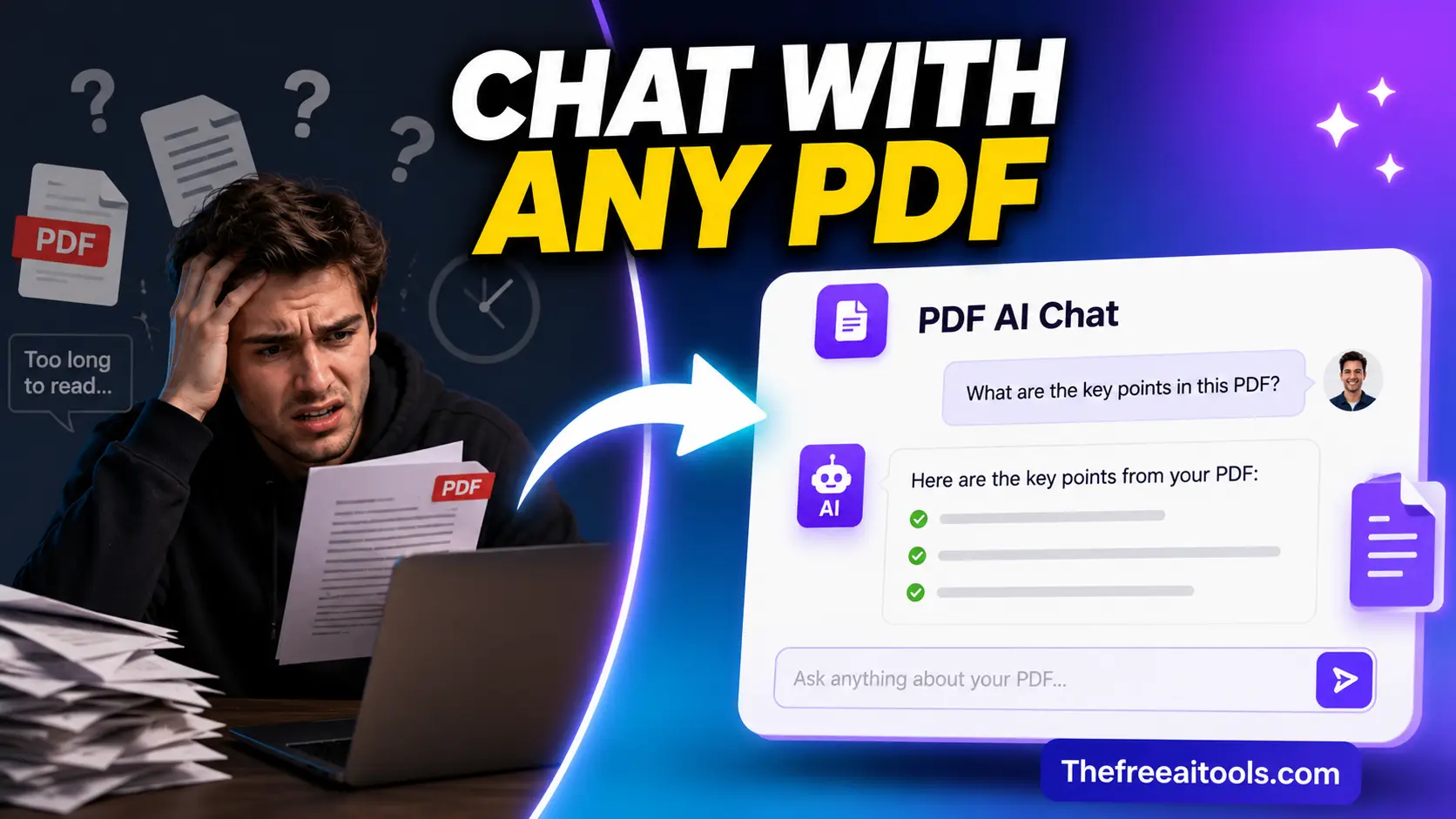 Chat with PDF  ,  AI PDF Reader preview