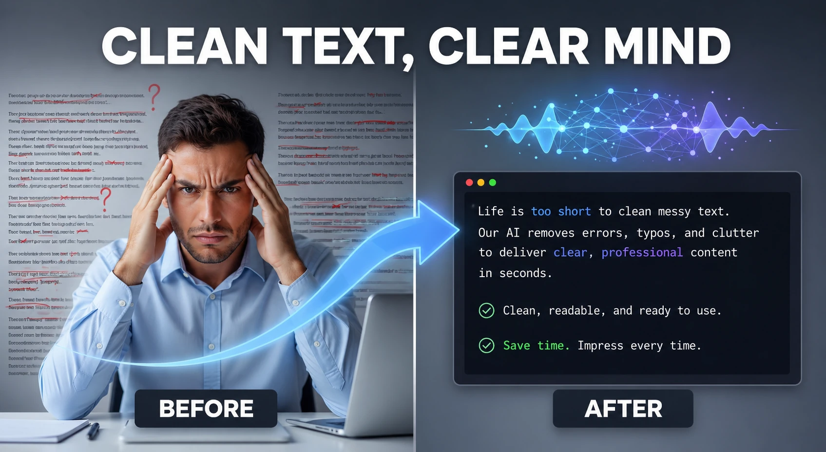 AI Text Cleaner preview