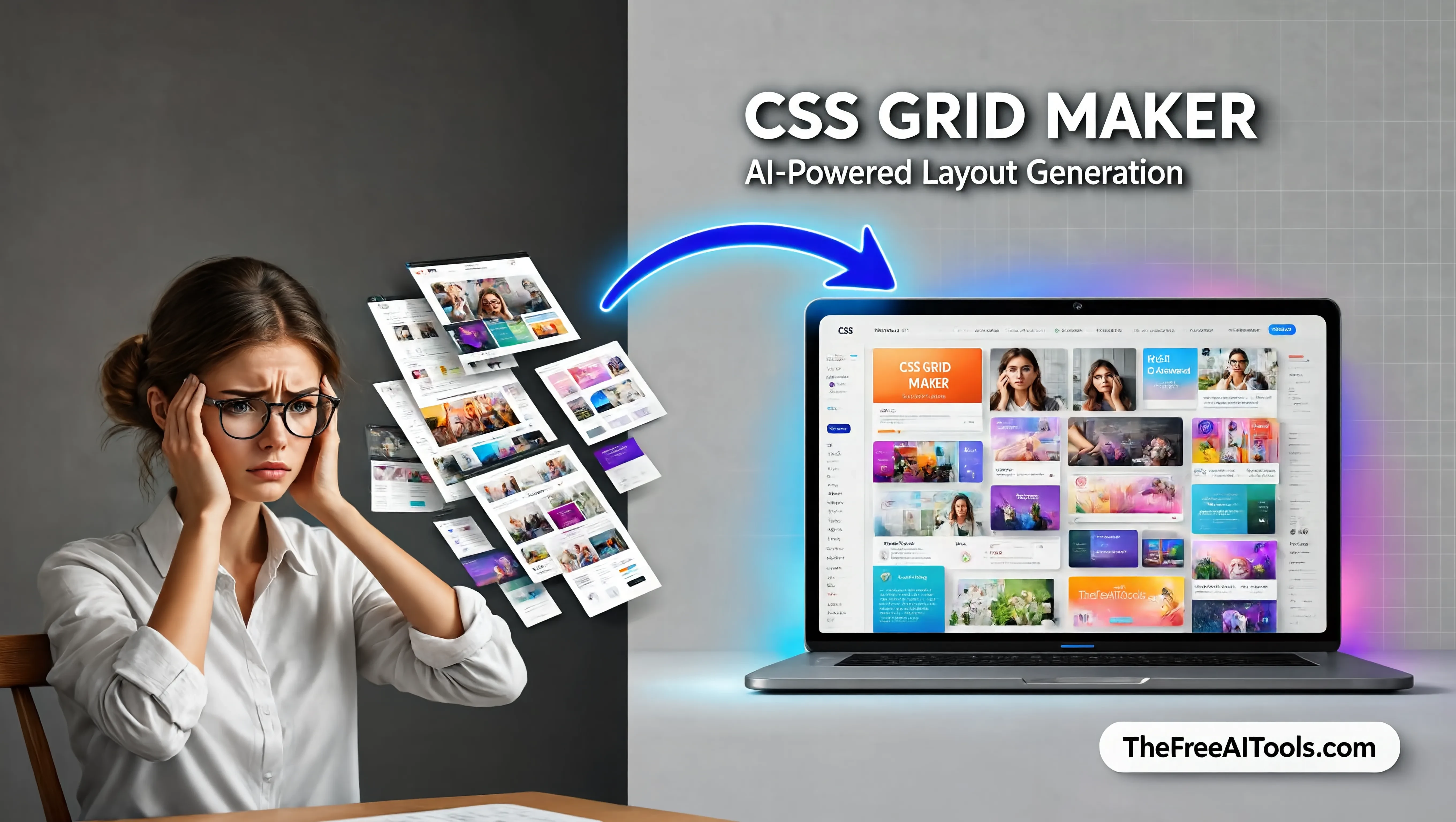 CSS Grid Template Generator preview