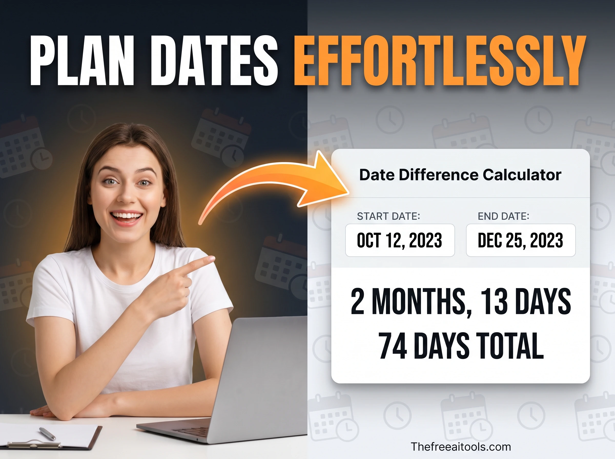 Date Difference Calculator preview