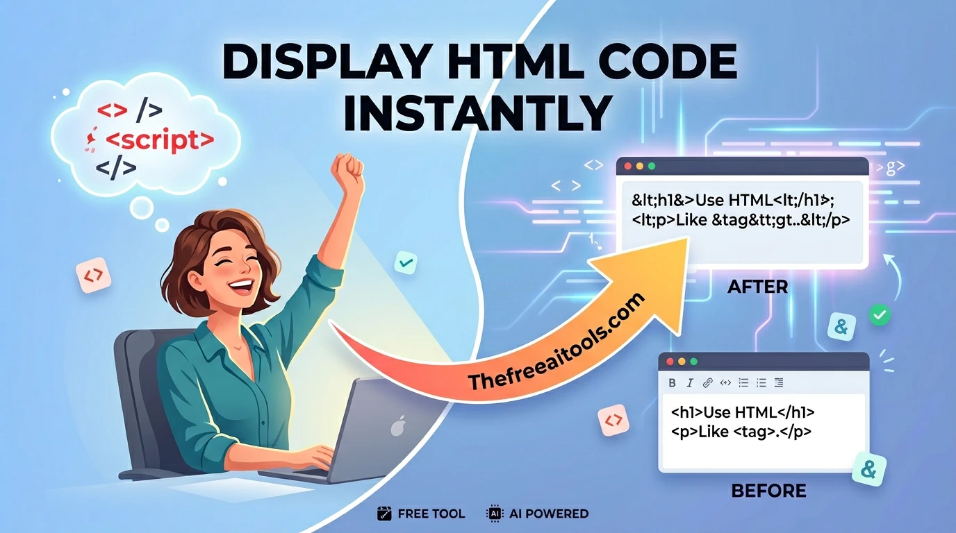 HTML/XML Escape preview
