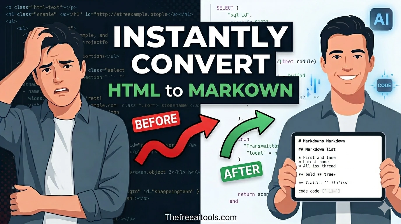 HTML to Markdown Converter preview
