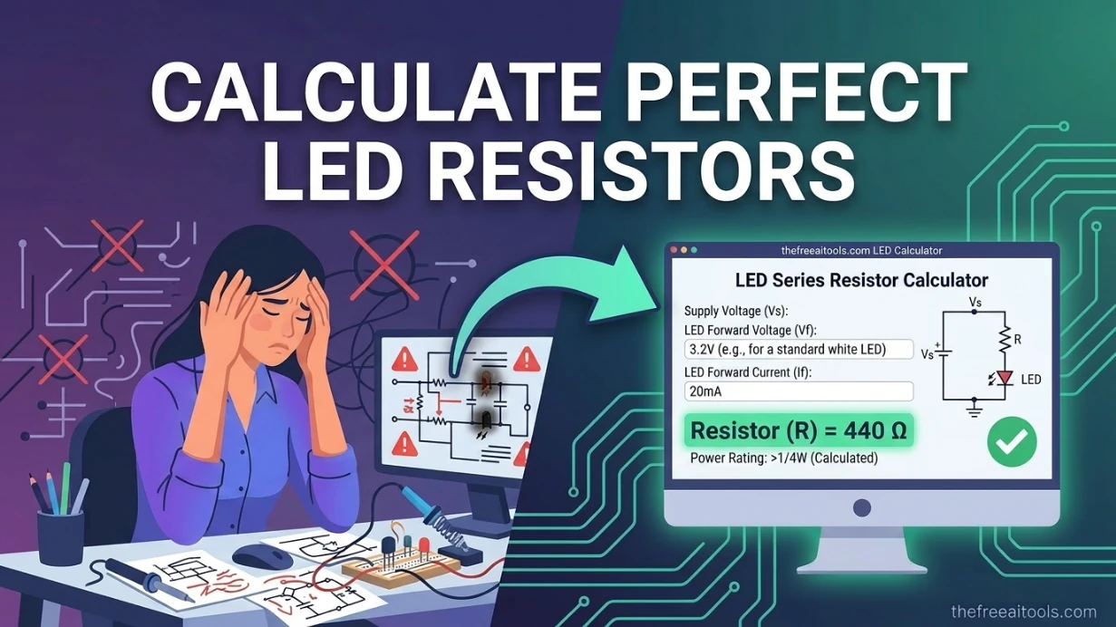 LED Series Resistor Calculator preview