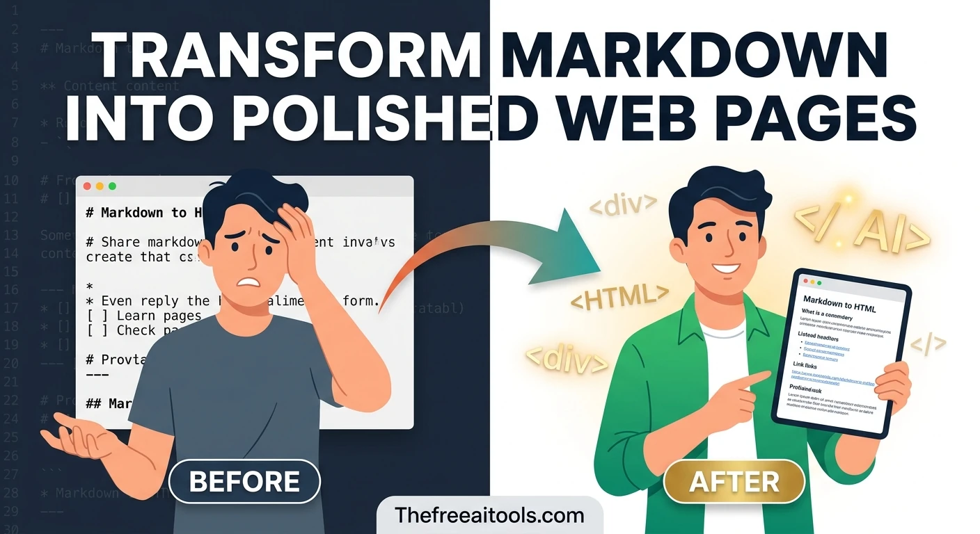 Markdown to HTML Converter screenshot 1