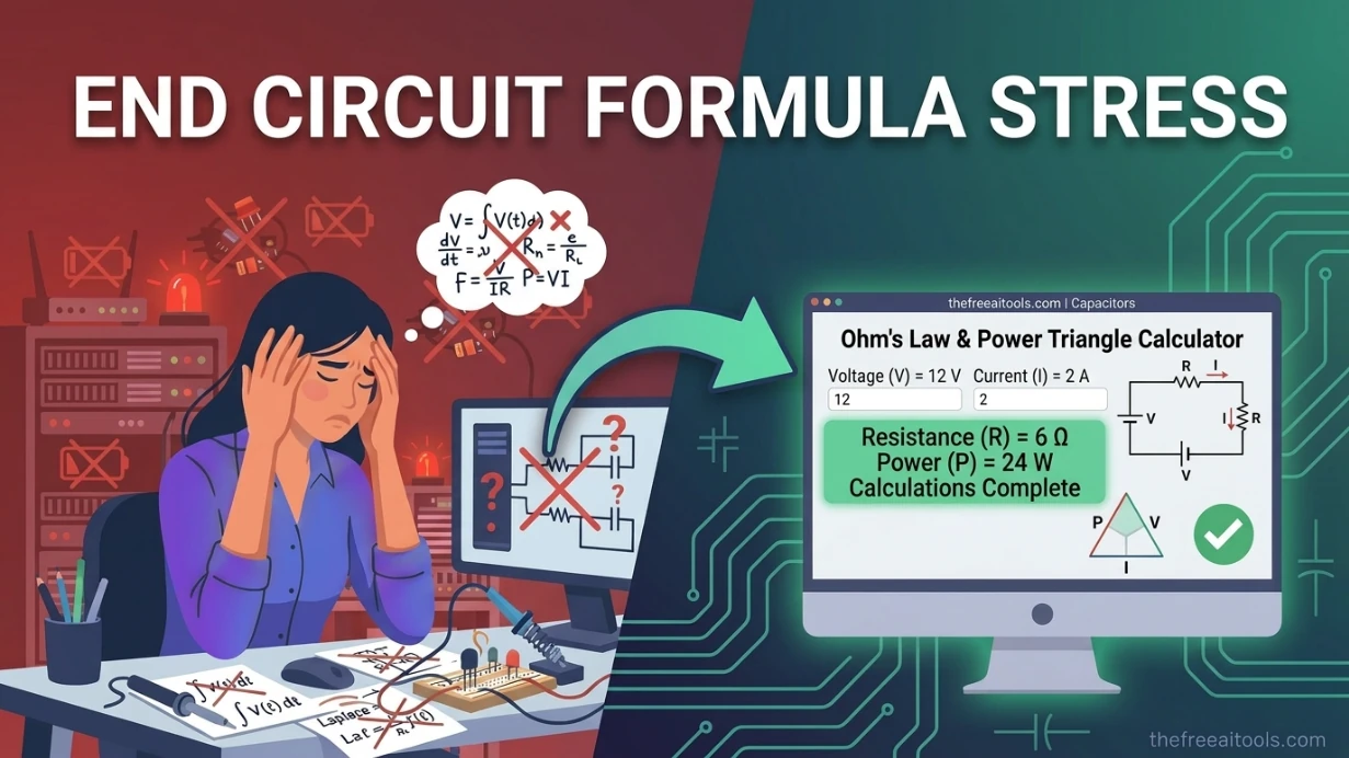 Ohm’s Law & Power Triangle Calculator preview