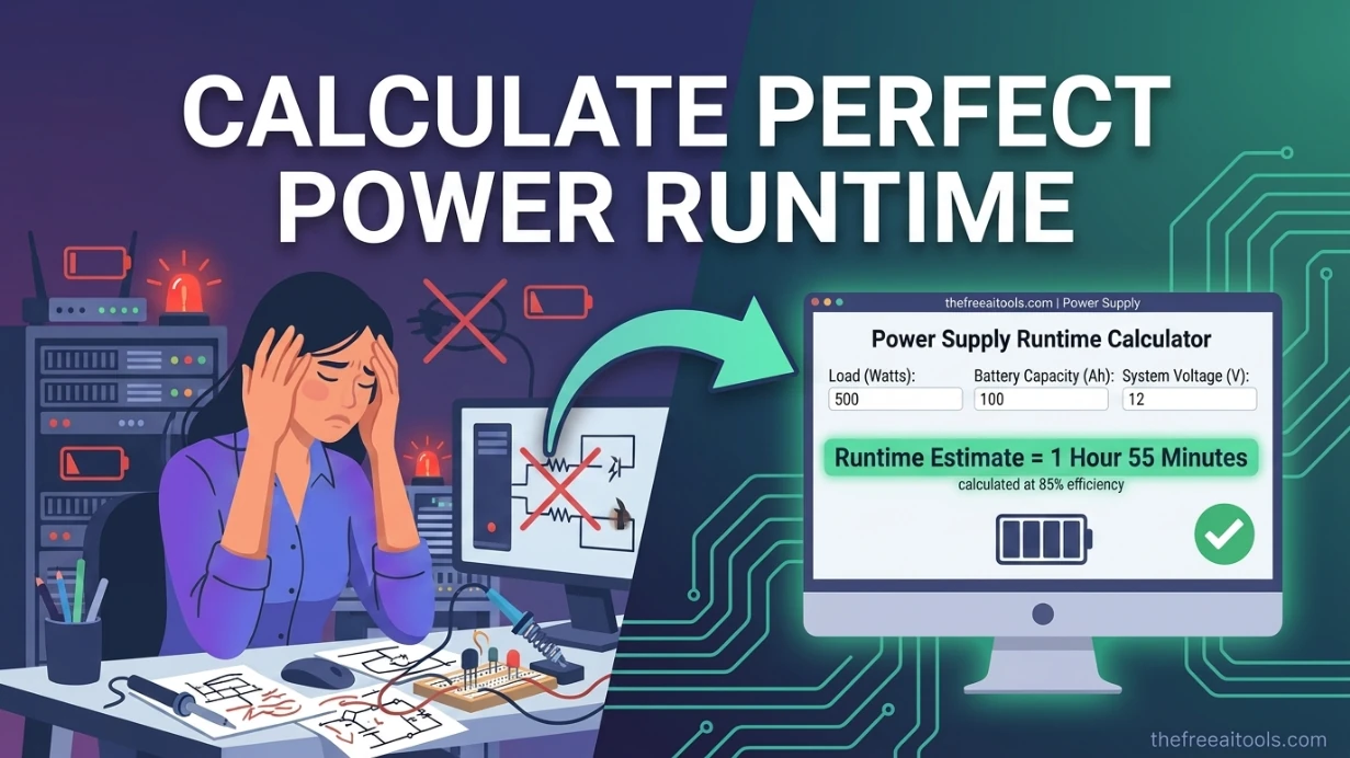 Power Supply Runtime Calculator preview