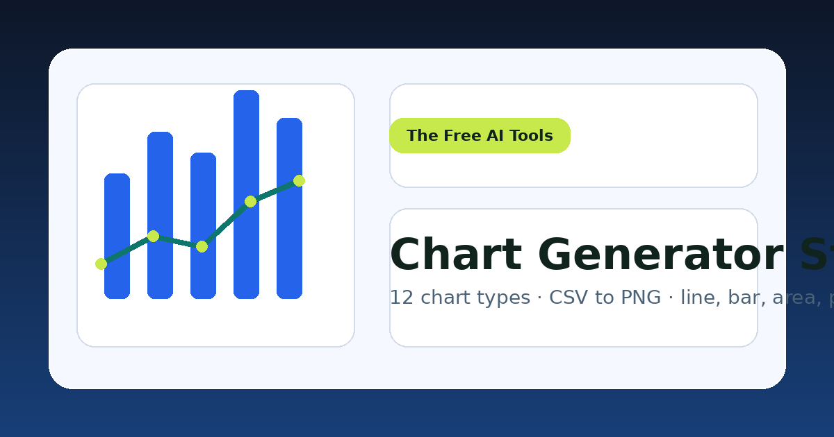 Chart Generator Studio (12 Chart Types) preview illustration