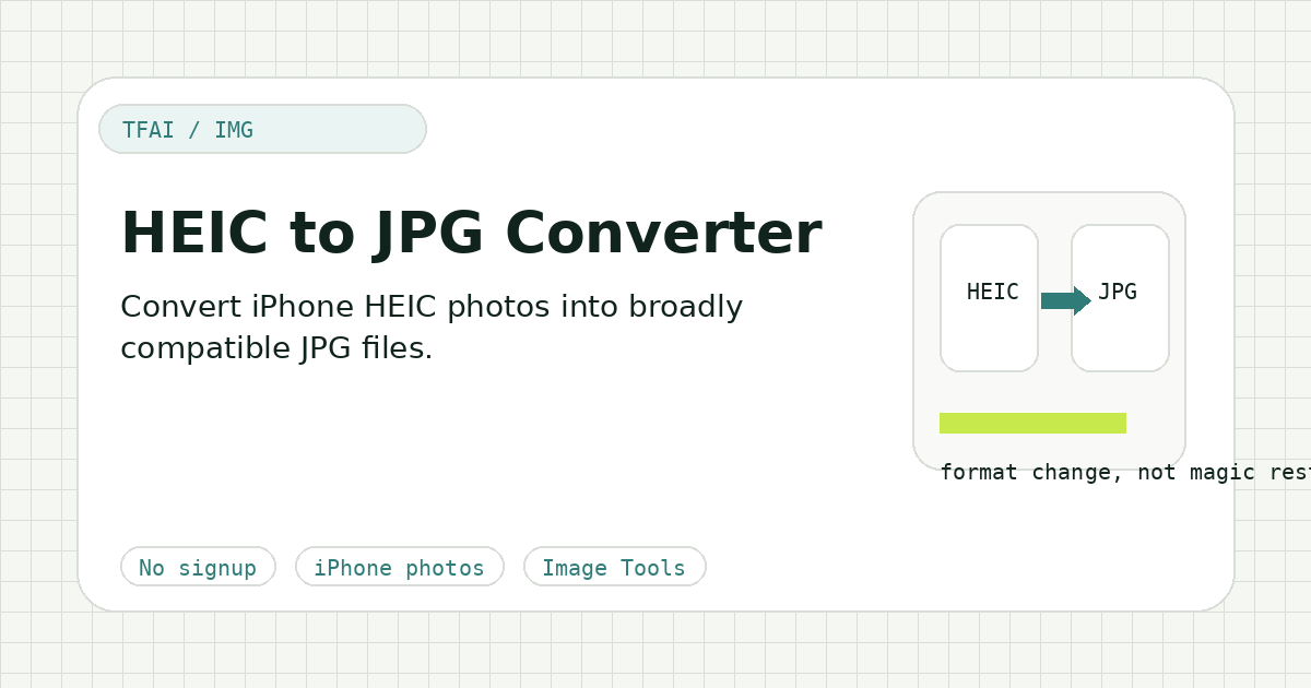 HEIC to JPG Converter preview illustration